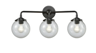 Nouveau Three Light Bath Vanity in Oil Rubbed Bronze (405|284-3W-OB-G204-6)