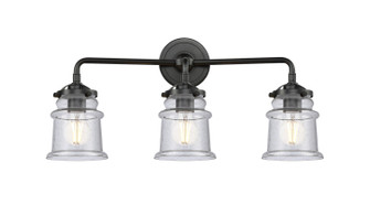 Nouveau Three Light Bath Vanity in Oil Rubbed Bronze (405|284-3W-OB-G184S)