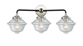 Nouveau Three Light Bath Vanity in Black Polished Nickel (405|284-3W-BPN-G532)