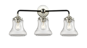 Nouveau Three Light Bath Vanity in Black Polished Nickel (405|284-3W-BPN-G192)