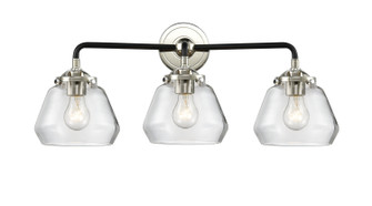 Nouveau Three Light Bath Vanity in Black Polished Nickel (405|284-3W-BPN-G172)