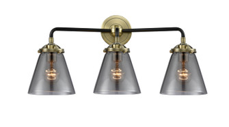 Nouveau Three Light Bath Vanity in Black Antique Brass (405|284-3W-BAB-G63)