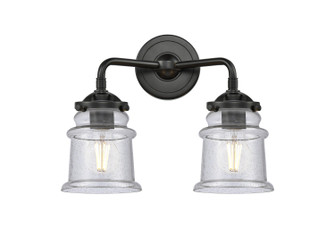 Nouveau Two Light Bath Vanity in Oil Rubbed Bronze (405|284-2W-OB-G184S)