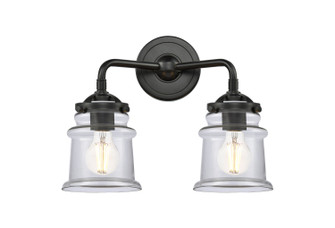 Nouveau Two Light Bath Vanity in Oil Rubbed Bronze (405|284-2W-OB-G182S)