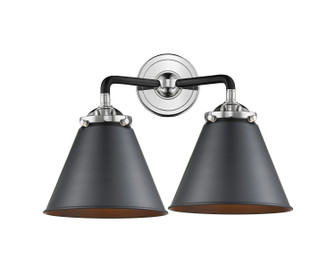Nouveau LED Bath Vanity in Black Polished Nickel (405|284-2W-BPN-M13-BK-LED)