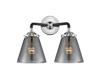 Nouveau Two Light Bath Vanity in Black Polished Nickel (405|284-2W-BPN-G63)