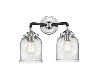 Nouveau Two Light Bath Vanity in Black Polished Nickel (405|284-2W-BPN-G54)