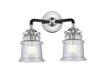 Nouveau Two Light Bath Vanity in Black Polished Nickel (405|284-2W-BPN-G184S)