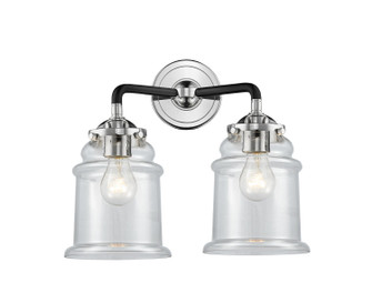 Nouveau LED Bath Vanity in Black Polished Nickel (405|284-2W-BPN-G182-LED)