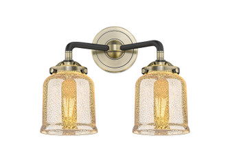 Nouveau Two Light Bath Vanity in Black Antique Brass (405|284-2W-BAB-G58)