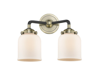 Nouveau Two Light Bath Vanity in Black Antique Brass (405|284-2W-BAB-G51)