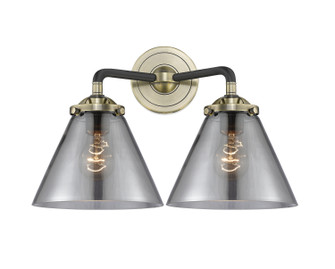 Nouveau Two Light Bath Vanity in Black Antique Brass (405|284-2W-BAB-G43)