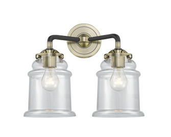 Nouveau Two Light Bath Vanity in Black Antique Brass (405|284-2W-BAB-G182)