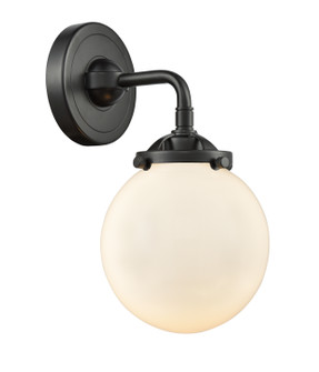 Nouveau One Light Wall Sconce in Oil Rubbed Bronze (405|284-1W-OB-G201-6)