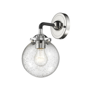Nouveau LED Wall Sconce in Black Polished Nickel (405|284-1W-BPN-G204-6-LED)