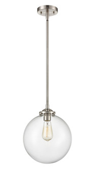 Nouveau One Light Mini Pendant in Brushed Satin Nickel (405|284-1S-SN-G202-10)