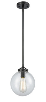 Nouveau LED Mini Pendant in Oil Rubbed Bronze (405|284-1S-OB-G204-8-LED)