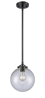 Nouveau LED Mini Pendant in Oil Rubbed Bronze (405|284-1S-OB-G202-8-LED)