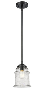 Nouveau LED Mini Pendant in Oil Rubbed Bronze (405|284-1S-OB-G184-LED)