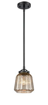 Nouveau One Light Mini Pendant in Oil Rubbed Bronze (405|284-1S-OB-G146)