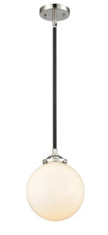 Nouveau LED Mini Pendant in Black Polished Nickel (405|284-1S-BPN-G201-8-LED)