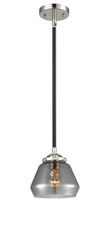 Nouveau One Light Mini Pendant in Black Polished Nickel (405|284-1S-BPN-G173)