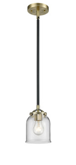 Nouveau LED Mini Pendant in Black Antique Brass (405|284-1S-BAB-G52-LED)