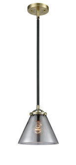 Nouveau LED Mini Pendant in Black Antique Brass (405|284-1S-BAB-G43-LED)