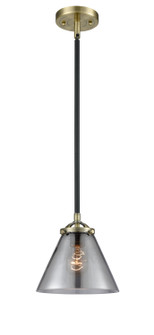 Nouveau One Light Mini Pendant in Black Antique Brass (405|284-1S-BAB-G43)