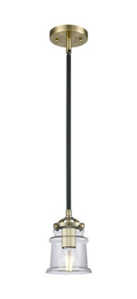 Nouveau One Light Mini Pendant in Black Antique Brass (405|284-1S-BAB-G182S)