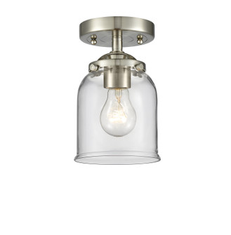 Nouveau One Light Semi-Flush Mount in Brushed Satin Nickel (405|284-1C-SN-G52)