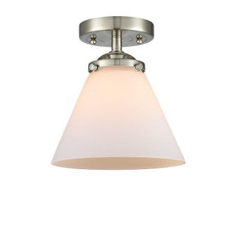 Nouveau LED Semi-Flush Mount in Brushed Satin Nickel (405|284-1C-SN-G41-LED)