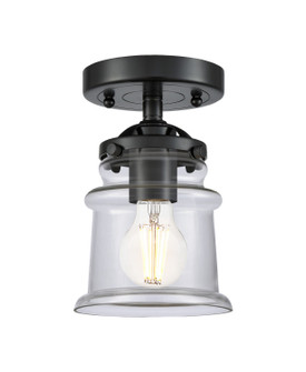 Nouveau One Light Semi-Flush Mount in Oil Rubbed Bronze (405|284-1C-OB-G182S)