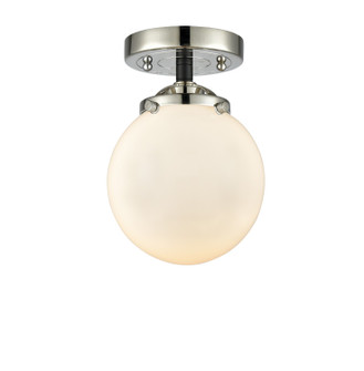 Nouveau LED Semi-Flush Mount in Black Polished Nickel (405|284-1C-BPN-G201-6-LED)
