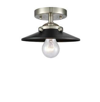Nouveau LED Semi-Flush Mount in Black Antique Brass (405|284-1C-BAB-M6-BK-LED)