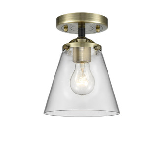 Nouveau LED Semi-Flush Mount in Black Antique Brass (405|284-1C-BAB-G62-LED)