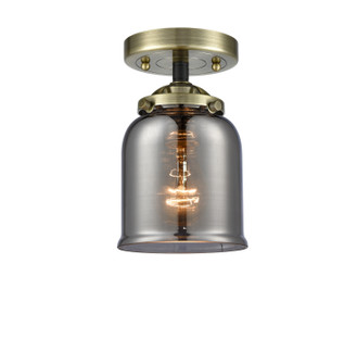 Nouveau One Light Semi-Flush Mount in Black Antique Brass (405|284-1C-BAB-G53)