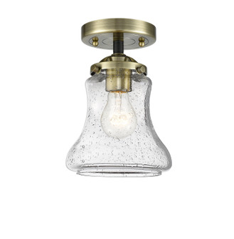 Nouveau One Light Semi-Flush Mount in Black Antique Brass (405|284-1C-BAB-G194)