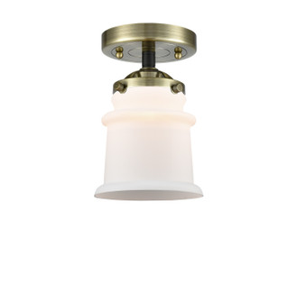 Nouveau One Light Semi-Flush Mount in Black Antique Brass (405|284-1C-BAB-G181S)