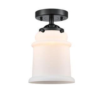 Nouveau One Light Semi-Flush Mount in Black Antique Brass (405|284-1C-BAB-G181)