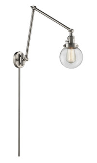 Franklin Restoration LED Swing Arm in Brushed Satin Nickel (405|238-SN-G202-6-LED)
