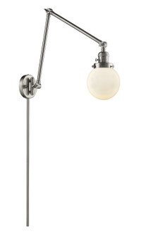 Franklin Restoration One Light Swing Arm in Brushed Satin Nickel (405|238-SN-G201-6)