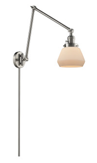 Franklin Restoration One Light Swing Arm in Brushed Satin Nickel (405|238-SN-G171)