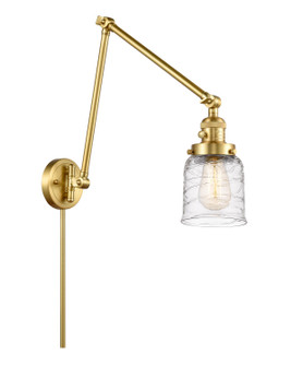 Franklin Restoration One Light Swing Arm in Satin Gold (405|238-SG-G513)