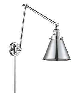 Franklin Restoration One Light Swing Arm Lamp in Polished Chrome (405|238-PC-M13-PC)
