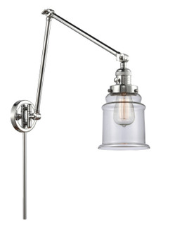 Franklin Restoration LED Swing Arm Lamp in Polished Chrome (405|238-PC-G182-LED)