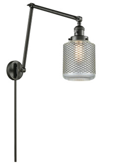 Franklin Restoration One Light Swing Arm Lamp in Oil Rubbed Bronze (405|238-OB-G262)