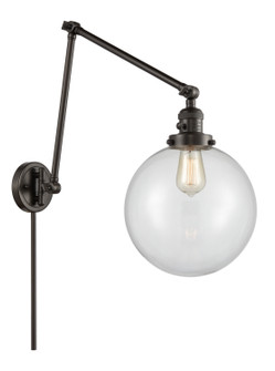 Franklin Restoration One Light Swing Arm in Oil Rubbed Bronze (405|238-OB-G202-10)