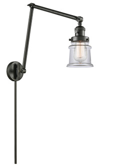 Franklin Restoration One Light Swing Arm in Oil Rubbed Bronze (405|238-OB-G182S)