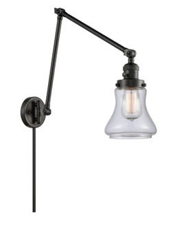 Franklin Restoration LED Swing Arm Lamp in Matte Black (405|238-BK-G192-LED)